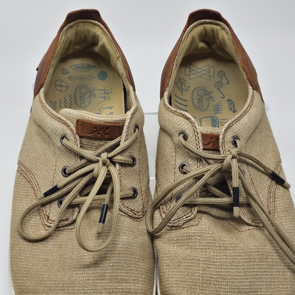 Chaco Men's Davis Lace-up Loafer Shoes TAN Size 11 J106563 Pre-owned - Picture 8 of 10